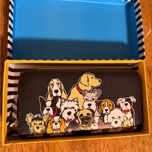 Charming Canine Wallet - Black